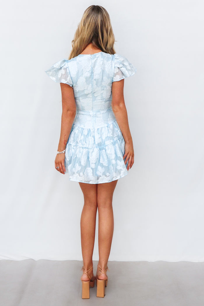 Sander Mini Dress - Blue - Runway Goddess