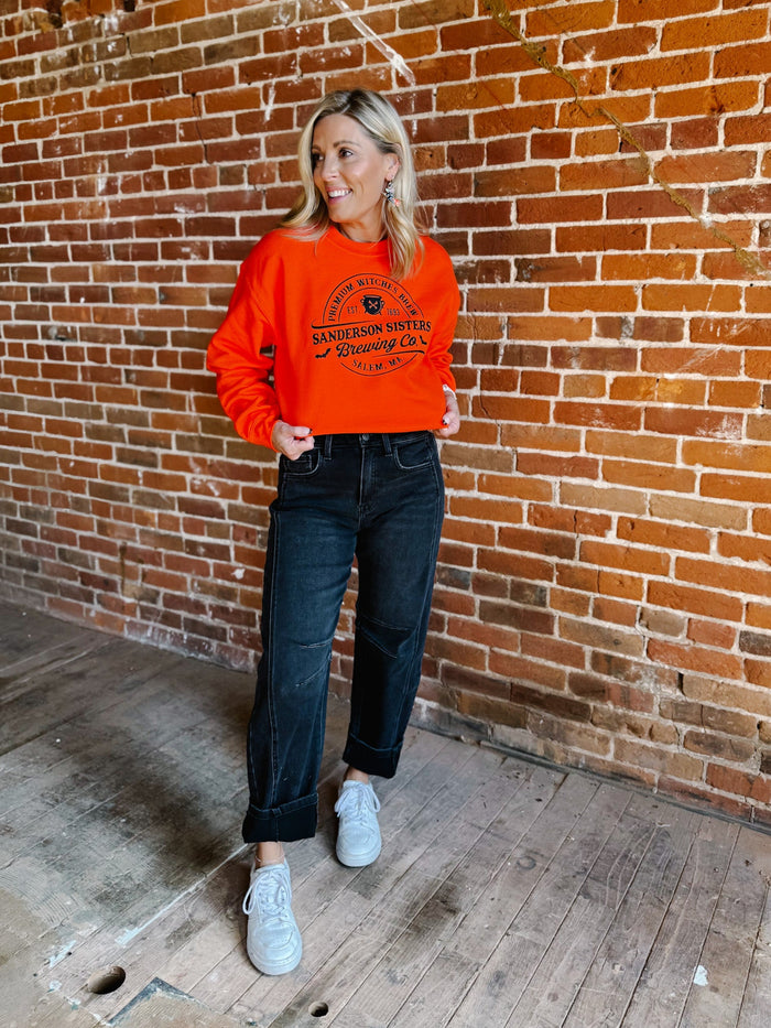 Sanderson Sisters Brewing Co Sweatshirt, Orange