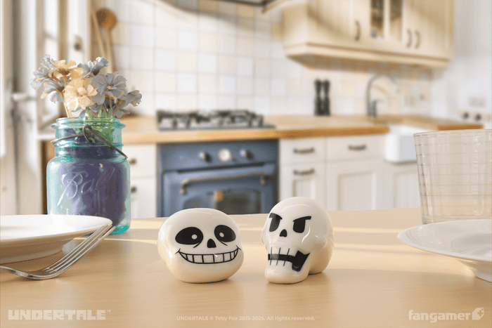 Sans & Papyrus Salt & Pepper Shaker Set