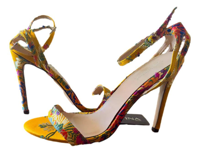 SATIN HIGH HEELS
