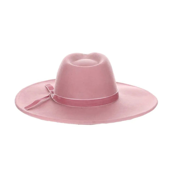 Scala Calista - Wide Brim Soft Wool Fedora Hat - Hatcountry