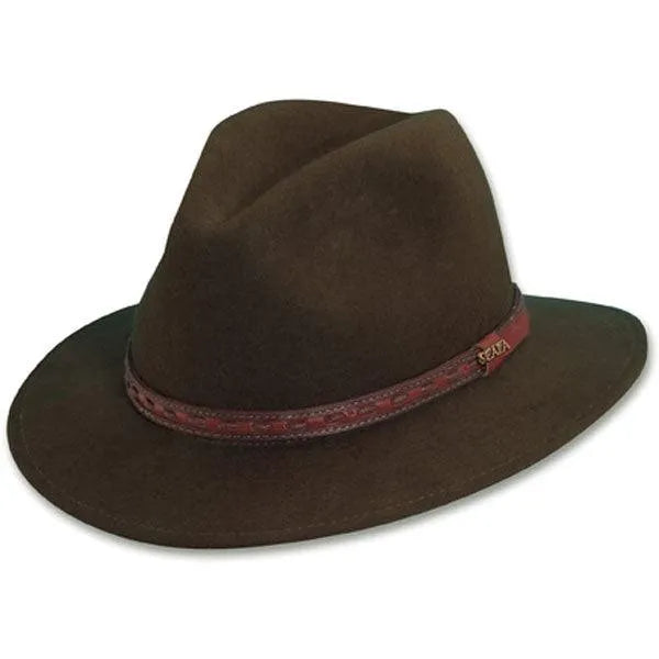Scala Decatur - Soft Wool Felt Fedora Hat - Hatcountry