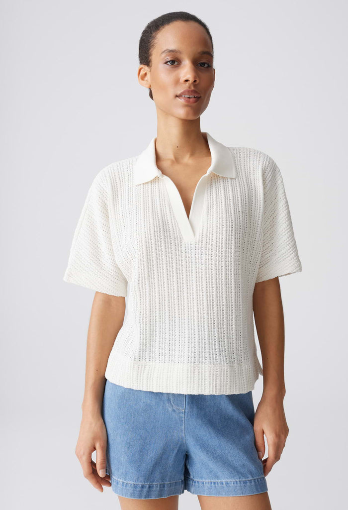 Sepoko Polo Knit Top