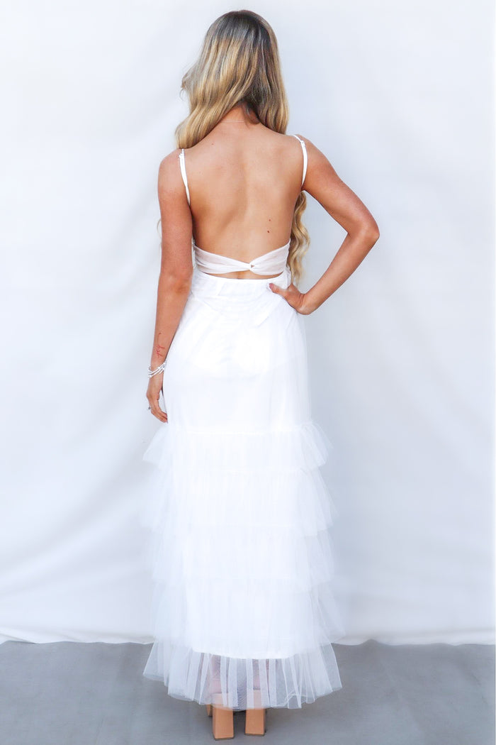 Seth Maxi Dress - White - Runway Goddess