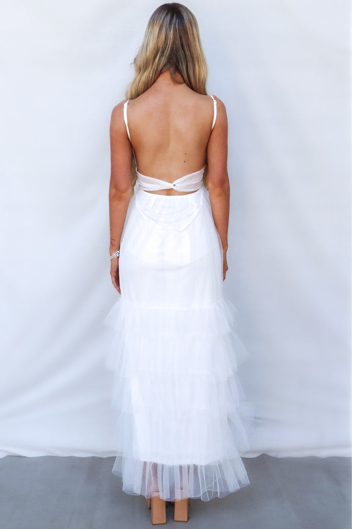 Seth Maxi Dress - White - Runway Goddess