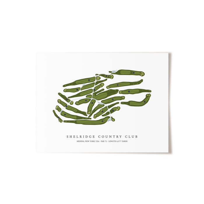 Shelridge Country Club | Golf Course Print | Unframed
