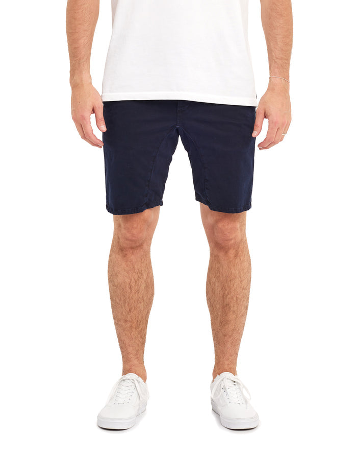 short chino indigo PULLIN en coton