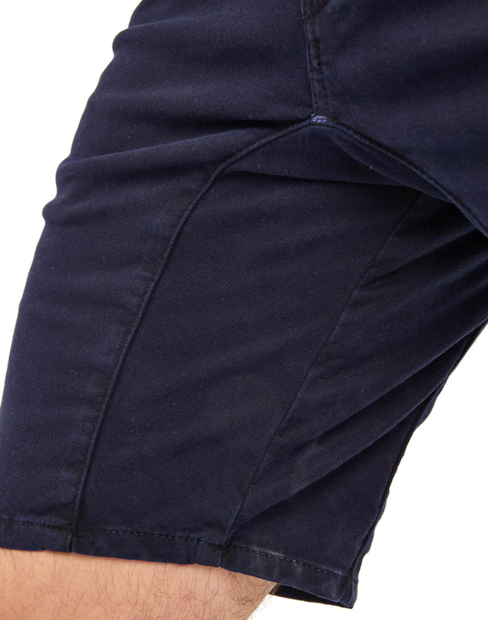 short chino indigo PULLIN en coton