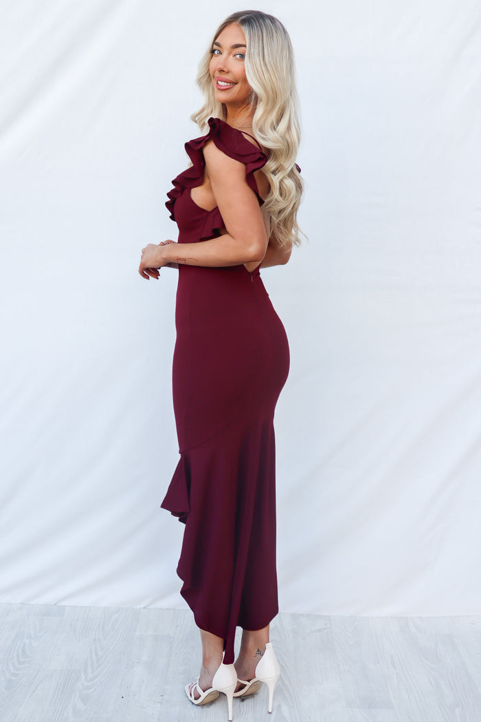 Showstopper Formal Gown - Plum - Runway Goddess
