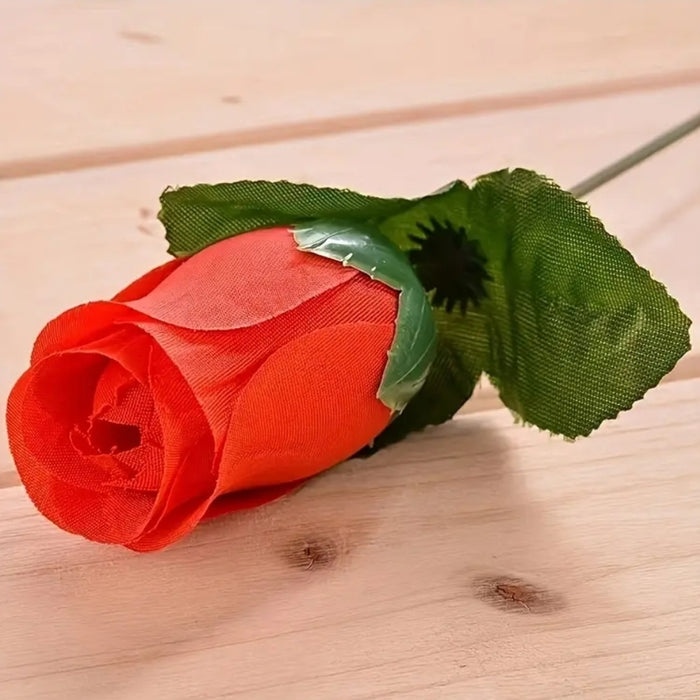 Single Red Artificial Roses