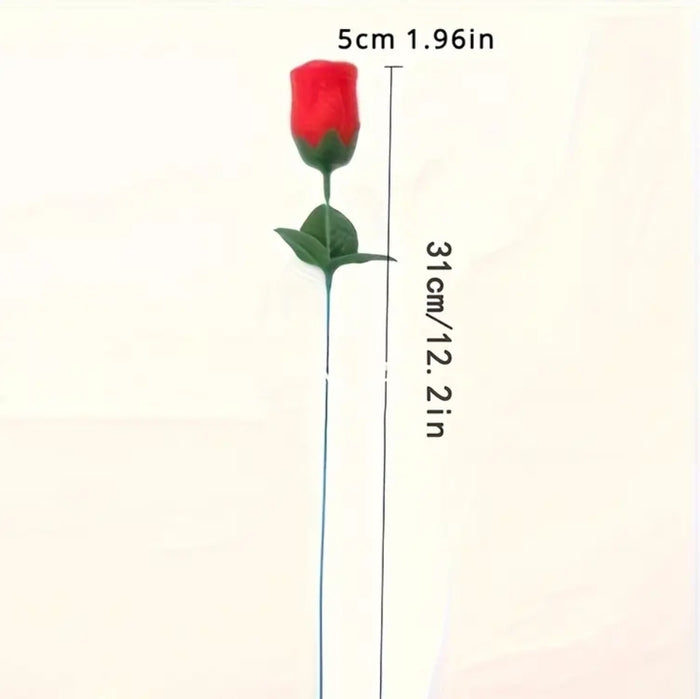Single Red Artificial Roses