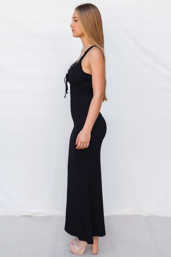 Skye Maxi Dress - Black - Runway Goddess