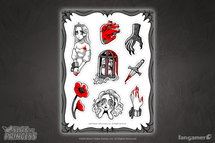 Slay the Princess Sticker Sheet Set