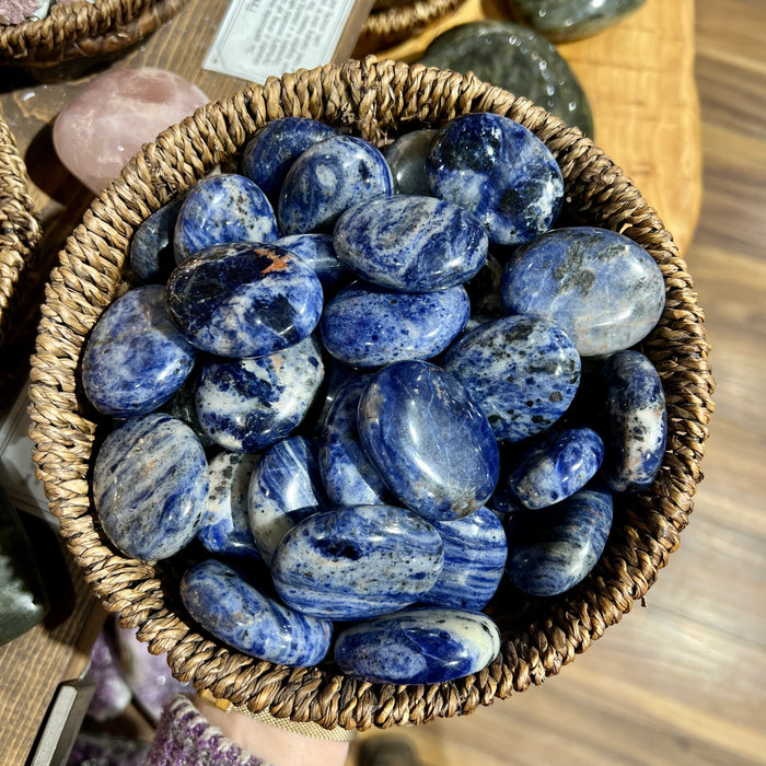 Sodalite Palm Stone