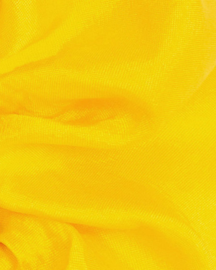 Soleil Solid Silk Scrunchie - Golden