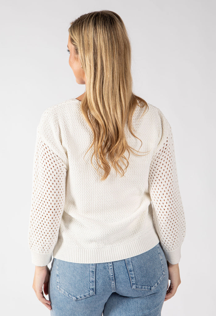 Solene Crochet Knit Jumper