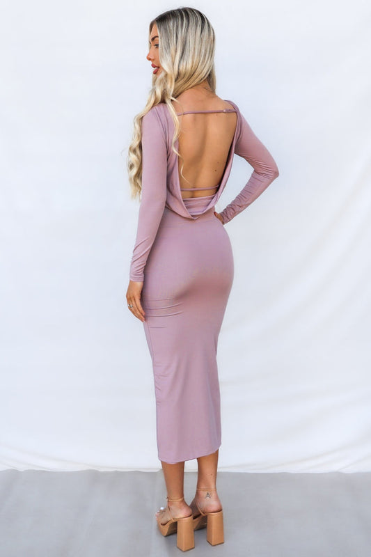 Sonia Maxi Dress - Dusty Pink