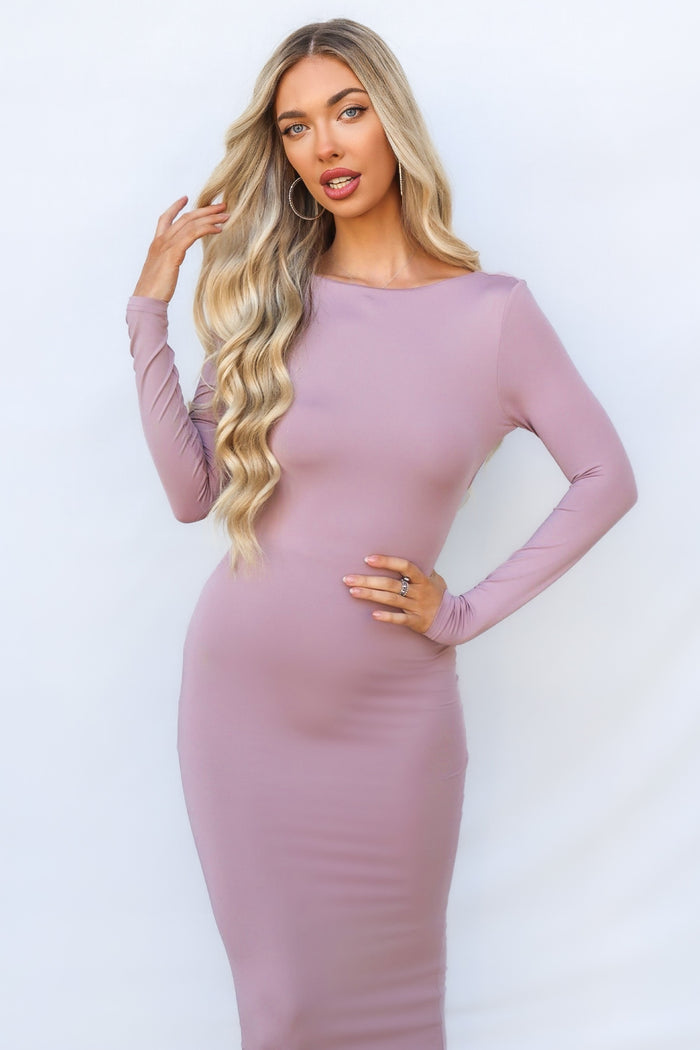 Sonia Maxi Dress - Dusty Pink