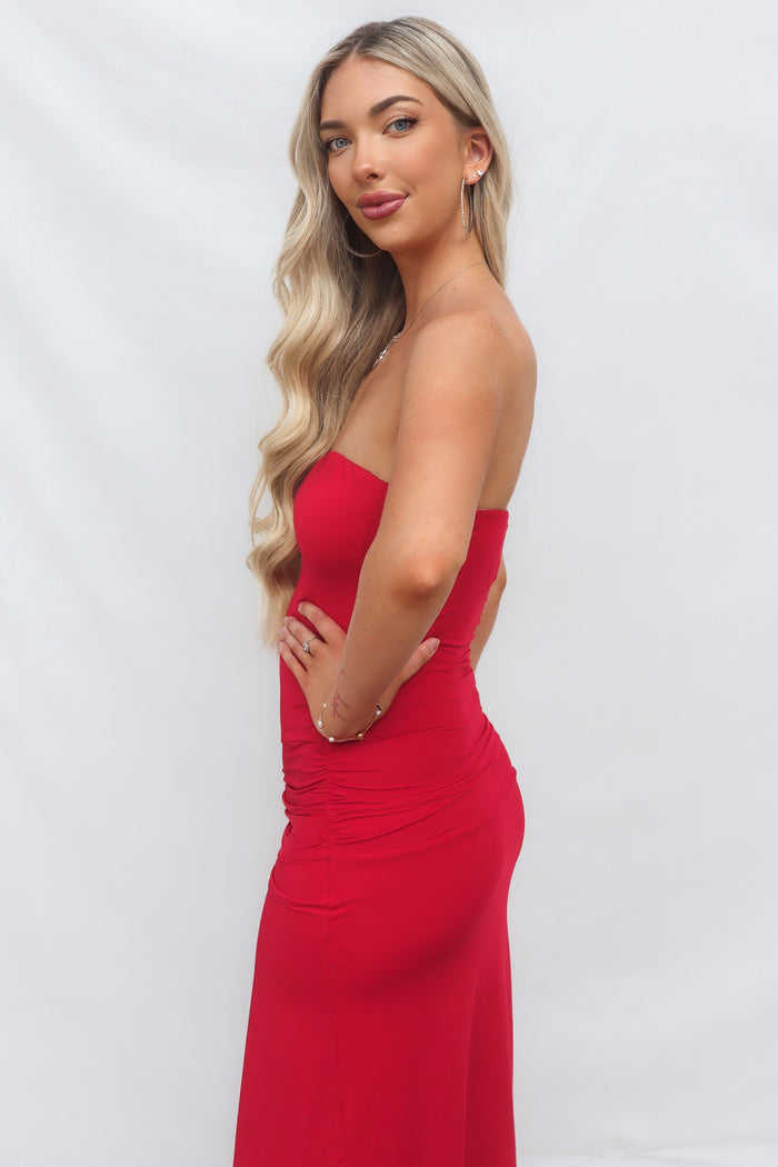 Soraya Maxi Dress - Red