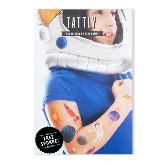 Space Explorers Tattoo Set