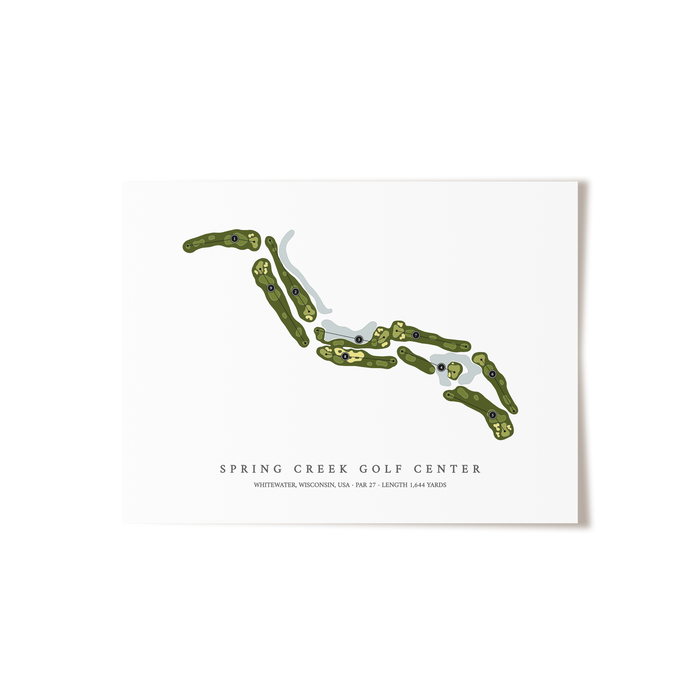 Spring Creek Golf Center | Golf Course Print | Unframed