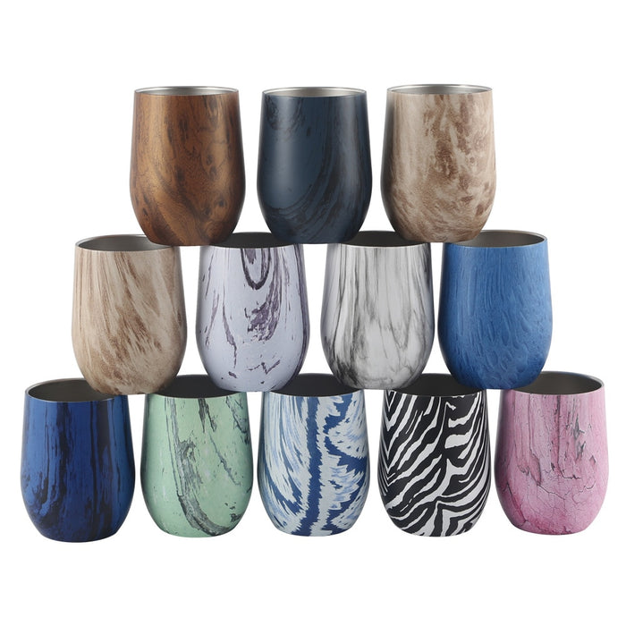 Stainless Steel 12oz Double Vacuum Insulation Wine Tumbler