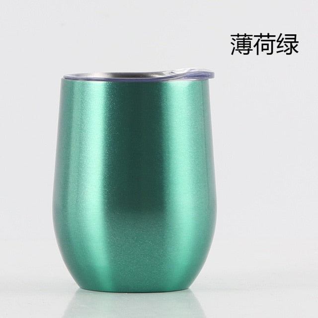 Stainless Steel 12oz Double Vacuum Insulation Wine Tumbler