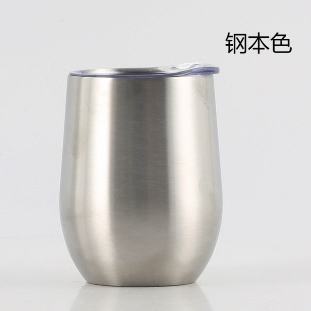 Stainless Steel 12oz Double Vacuum Insulation Wine Tumbler