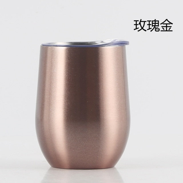Stainless Steel 12oz Double Vacuum Insulation Wine Tumbler
