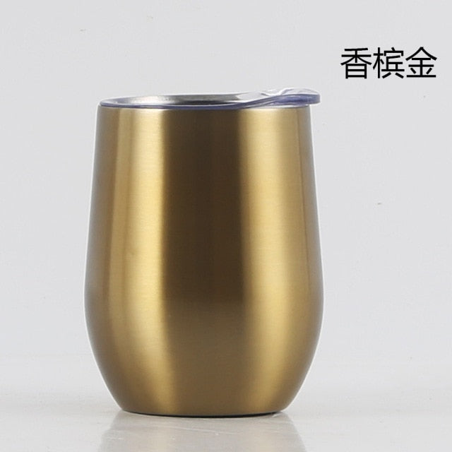Stainless Steel 12oz Double Vacuum Insulation Wine Tumbler