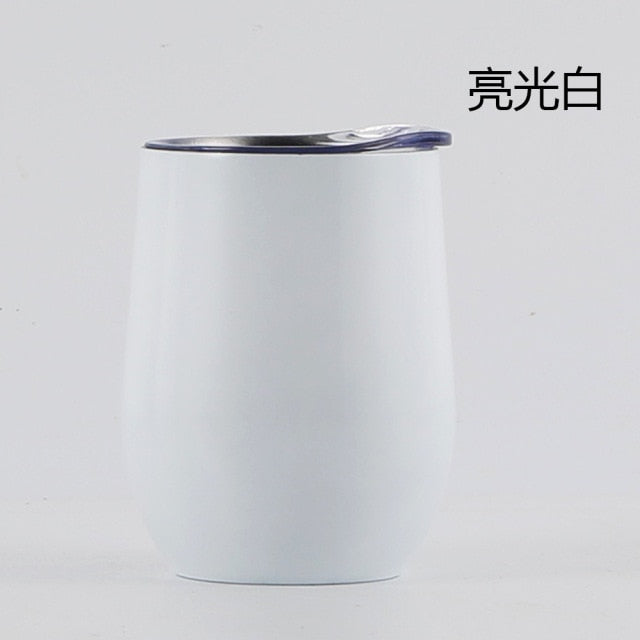 Stainless Steel 12oz Double Vacuum Insulation Wine Tumbler