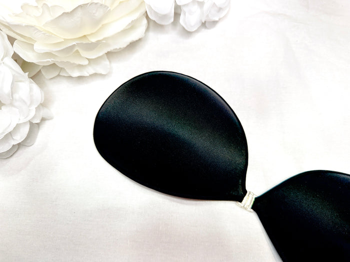 Staple Clip Sticky Bra - Black - Runway Goddess