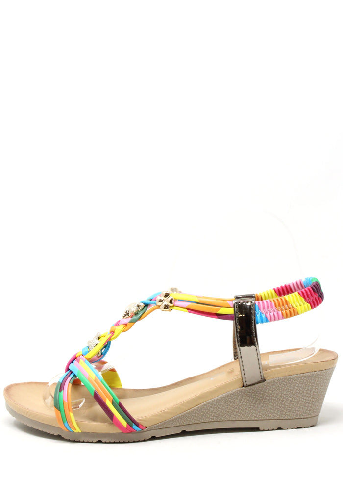 Starfish Braided Wedge Sandal