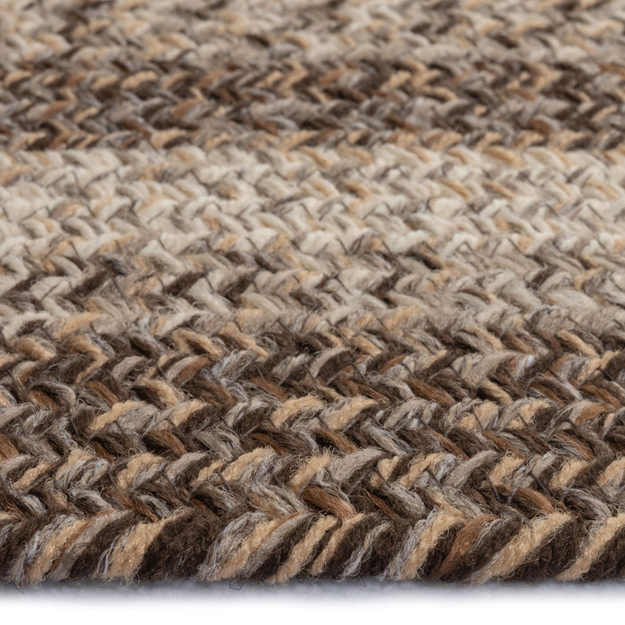 Sturbridge Berkshire Brown Braided Rug Oval image