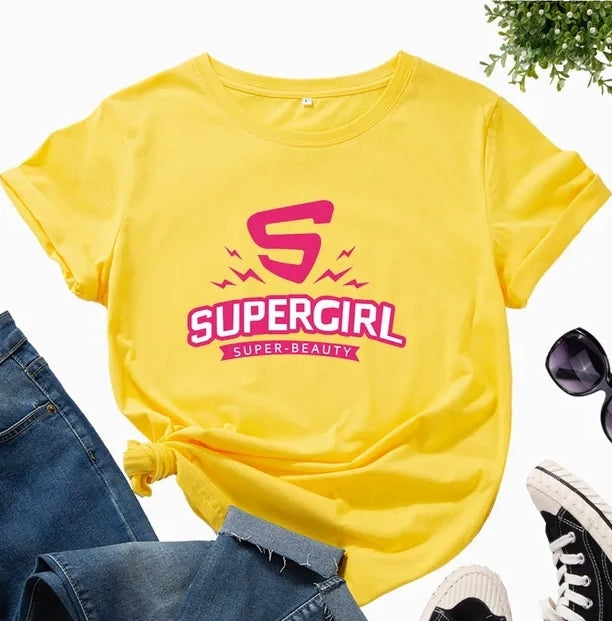 Supergirl Printed Womens Tees