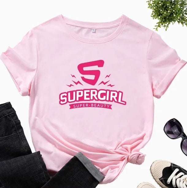 Supergirl Printed Womens Tees