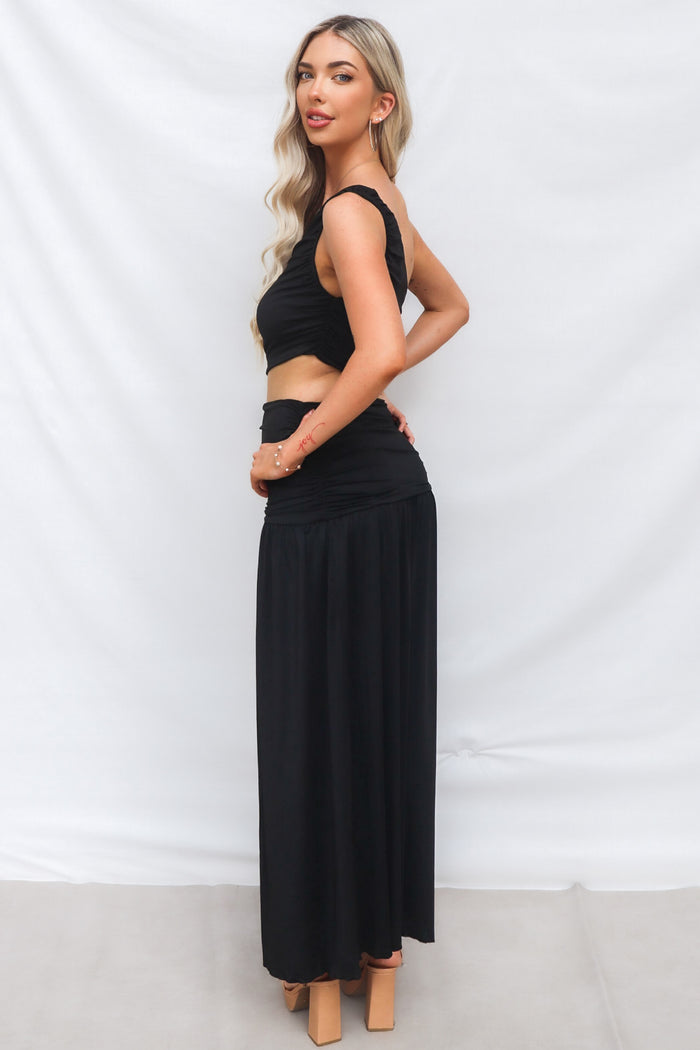 Sutton Maxi Dress - Black - Runway Goddess