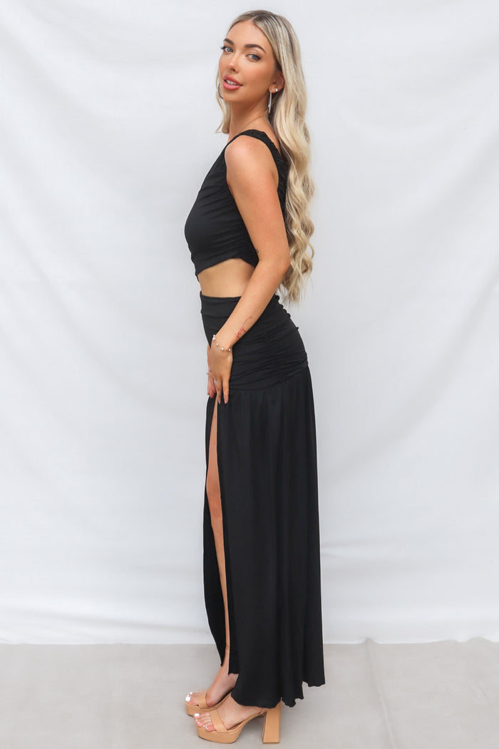 Sutton Maxi Dress - Black - Runway Goddess