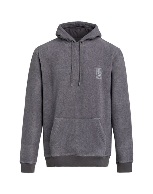 sweat a capuche polaire polardkgrey PULLIN en polyester