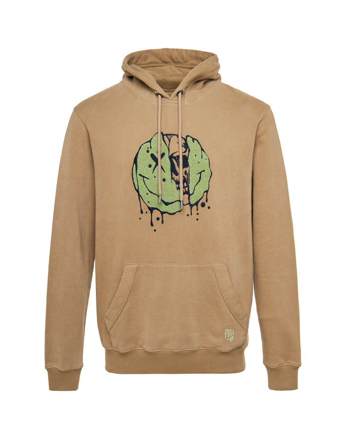 sweat a capuche smile PULLIN en coton