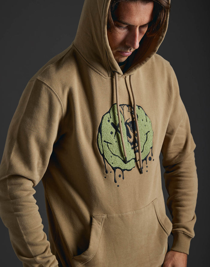 sweat a capuche smile PULLIN en coton