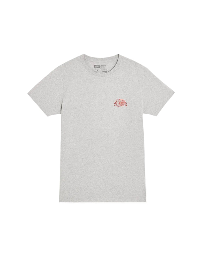 t-shirt croissantgrey PULLIN en coton