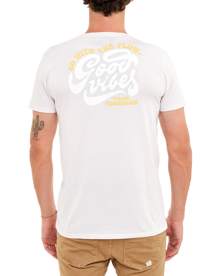 t-shirt goodvibesm PULLIN en coton