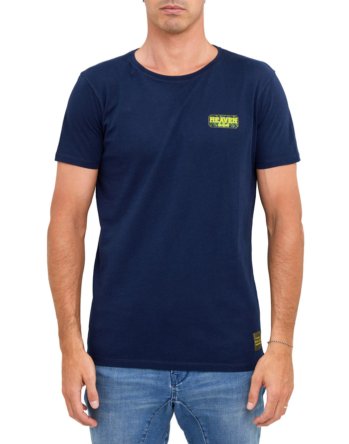 t-shirt heavennavy PULLIN en coton