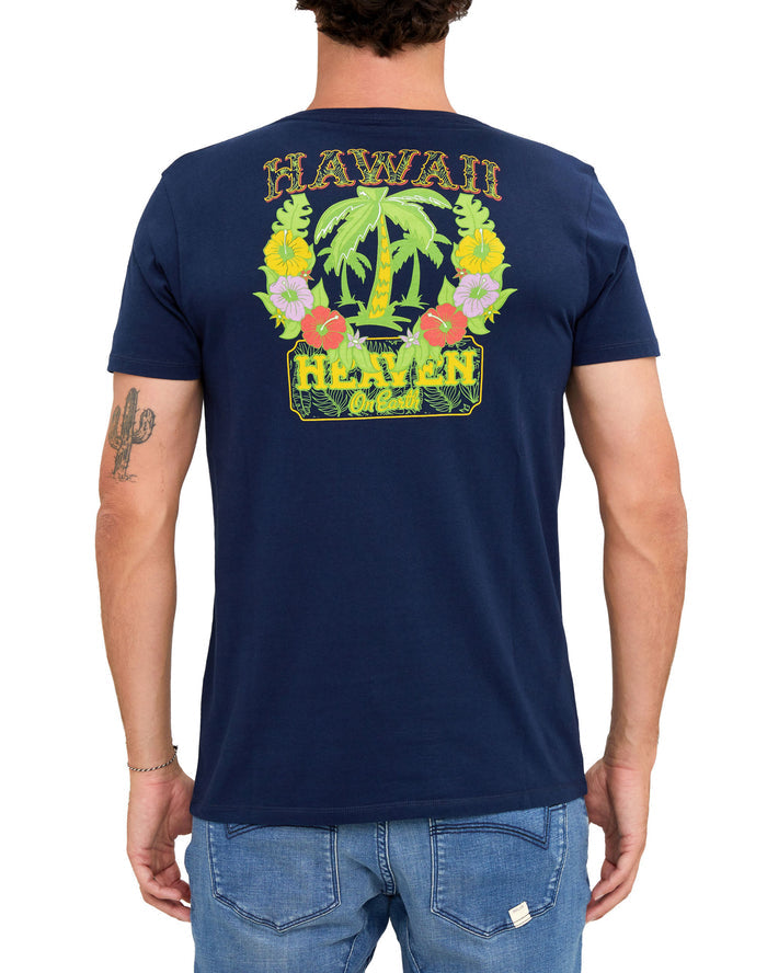 t-shirt heavennavy PULLIN en coton