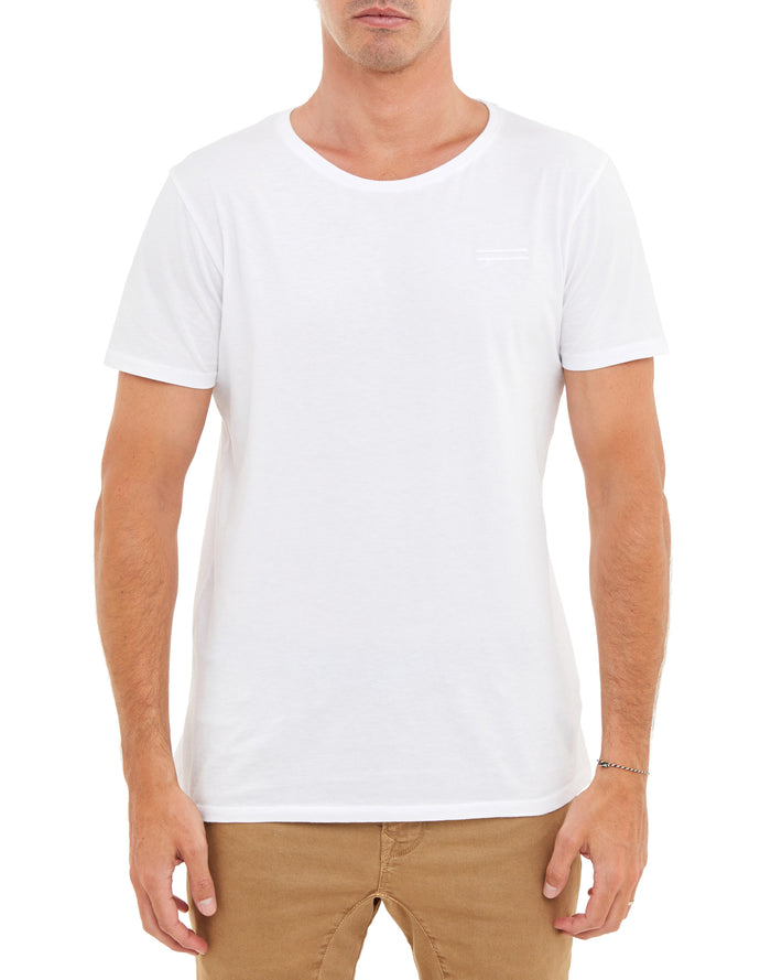 t-shirt plainfinnwhite PULLIN en coton