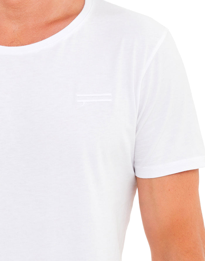t-shirt plainfinnwhite PULLIN en coton