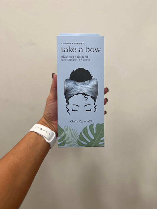 Take a Bow Plush Spa Headband, Assorted Colors