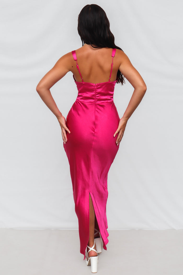 Tana Maxi Dress - Hot Pink - Runway Goddess