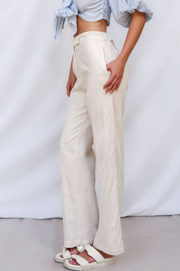 Tari Pants - Beige - Runway Goddess